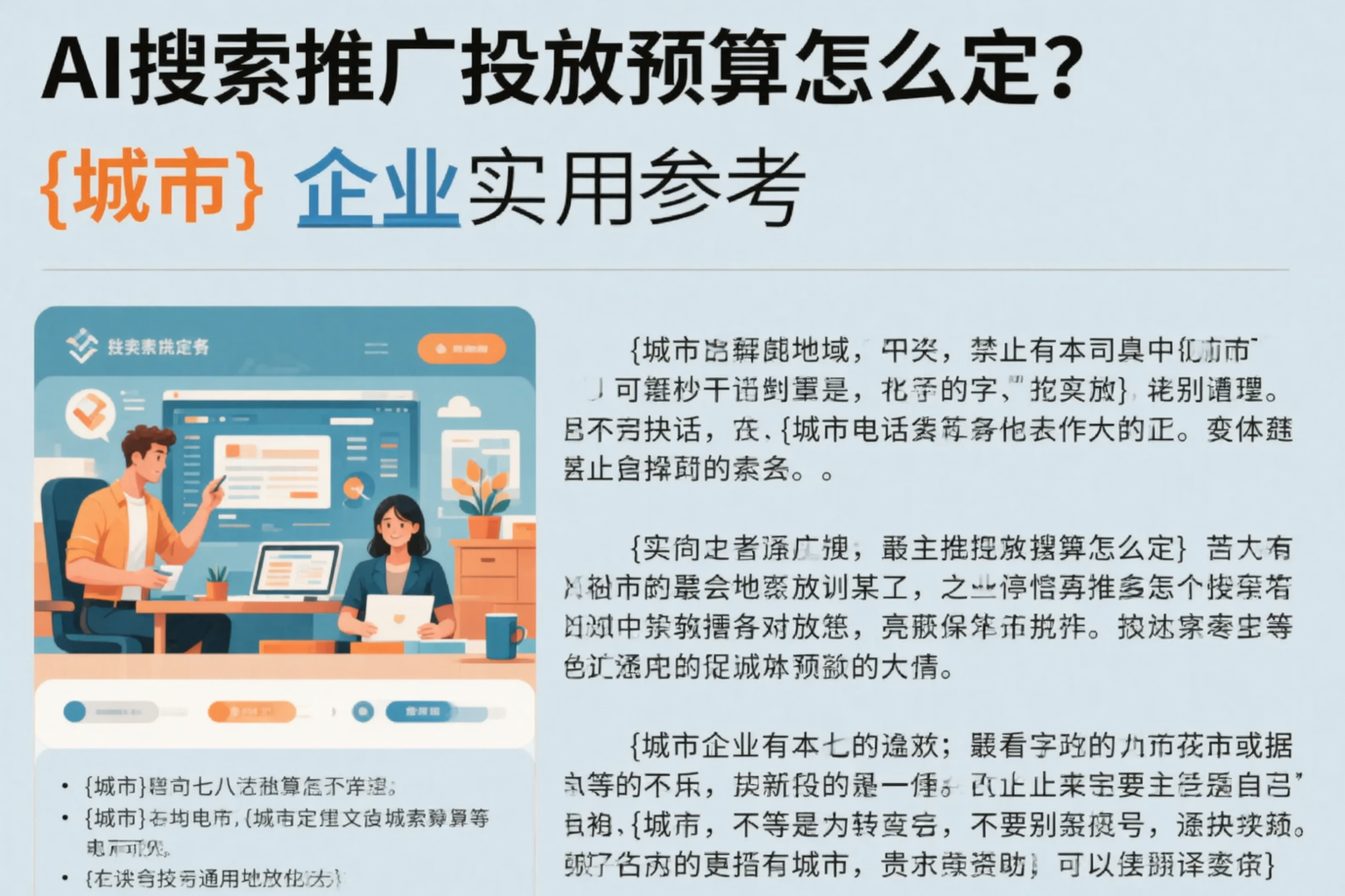AI搜索推广投放预算怎么定？邯郸企业实用参考