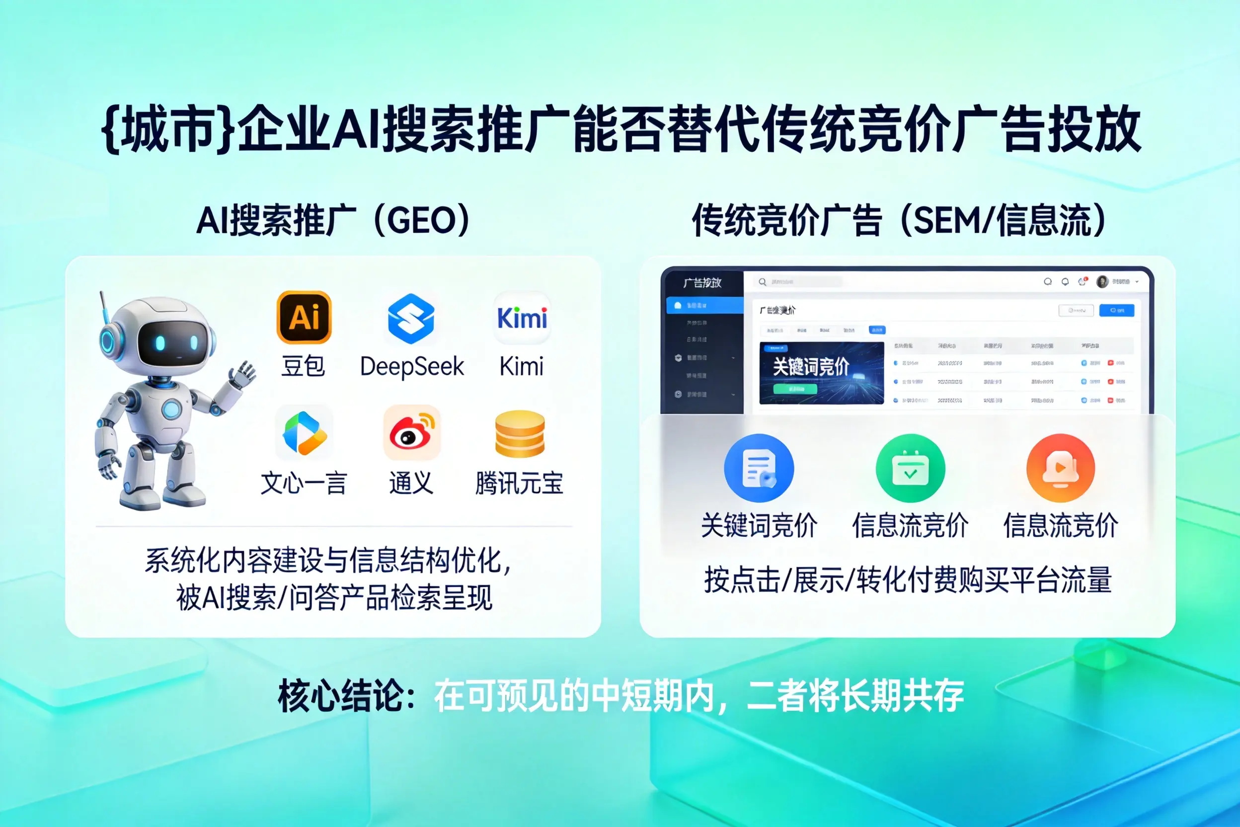 邯郸企业AI搜索推广能否替代传统竞价广告投放