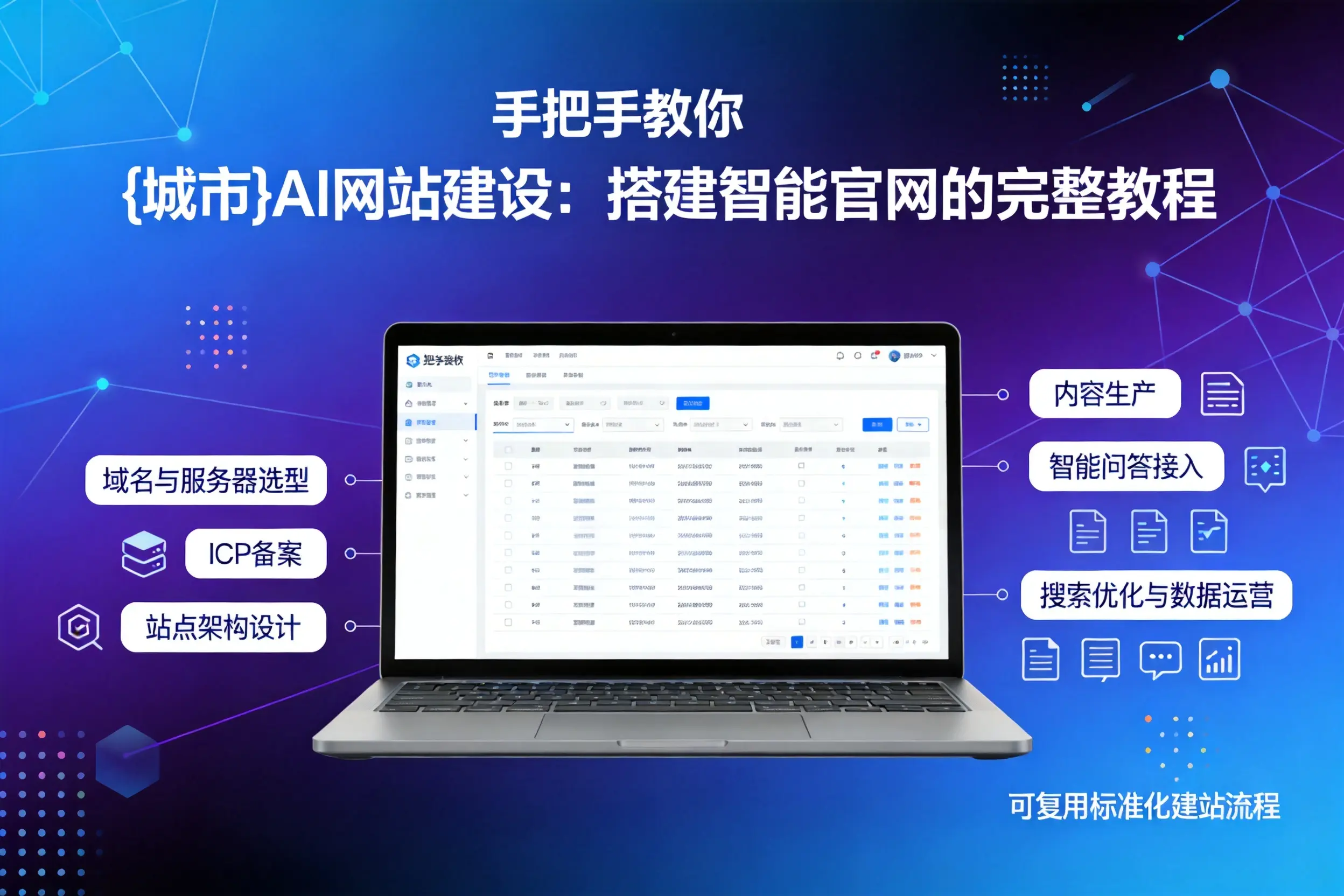 手把手教你邯郸AI网站建设：搭建智能官网的完整教程