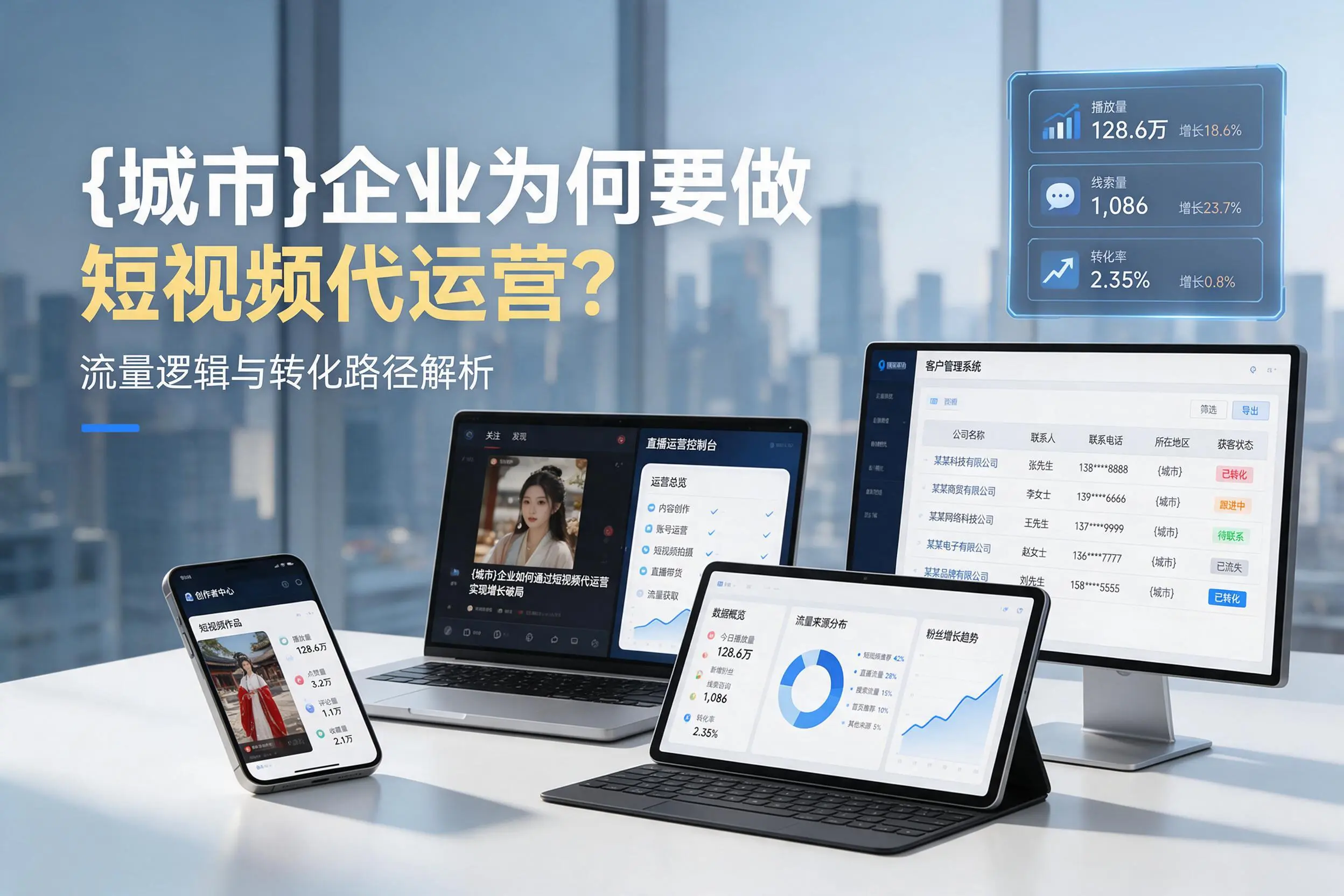 邯郸企业为何要做短视频代运营？流量逻辑与转化路径解析