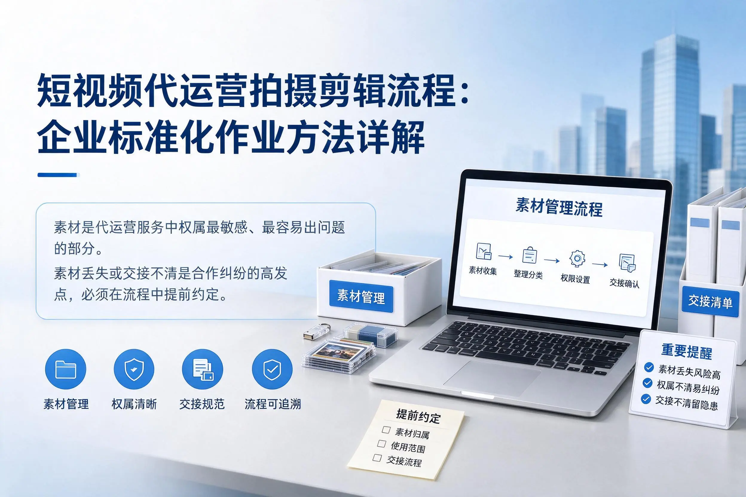 短视频代运营拍摄剪辑流程：邯郸企业标准化作业方法详解