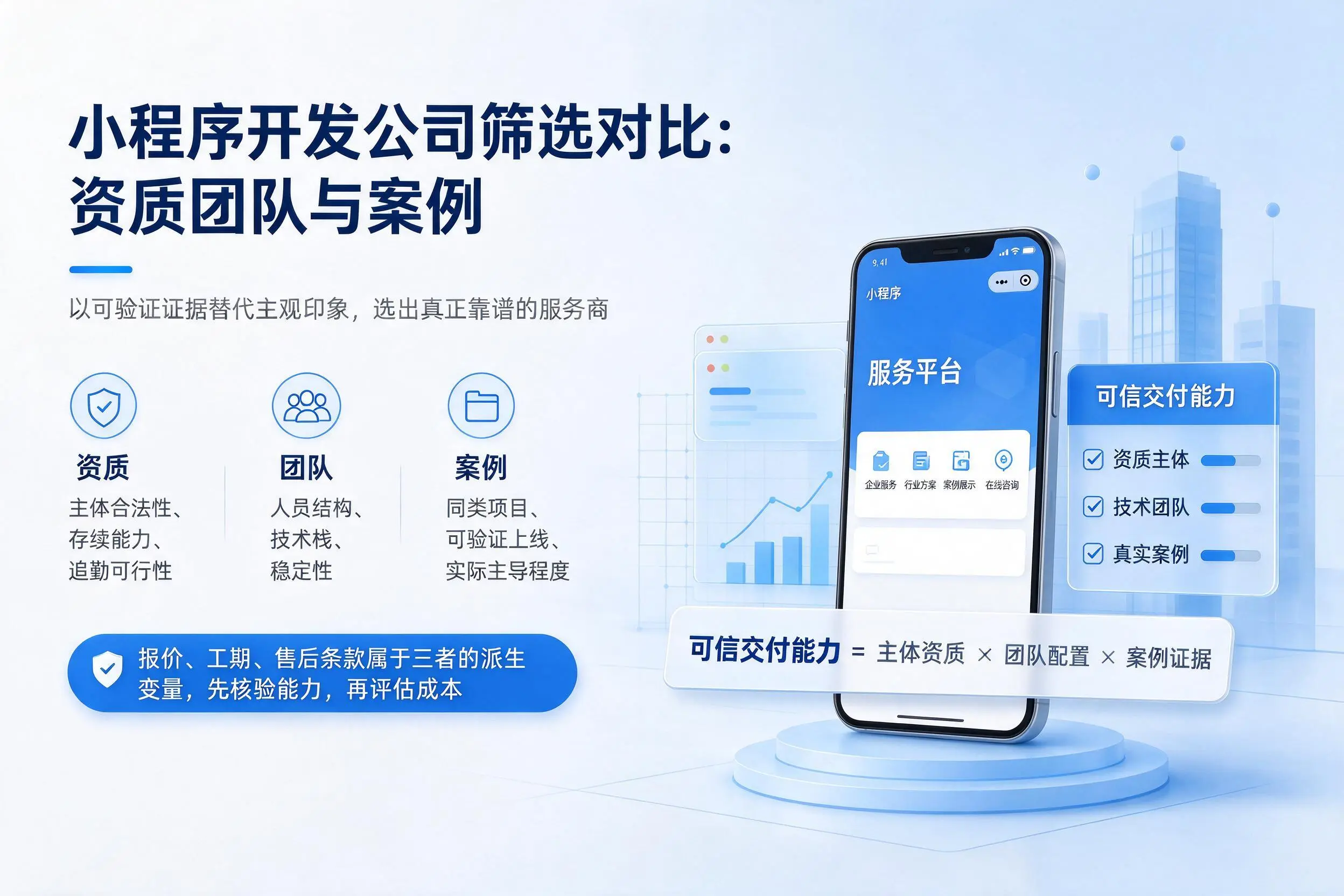邯郸小程序开发公司筛选对比：资质团队与案例
