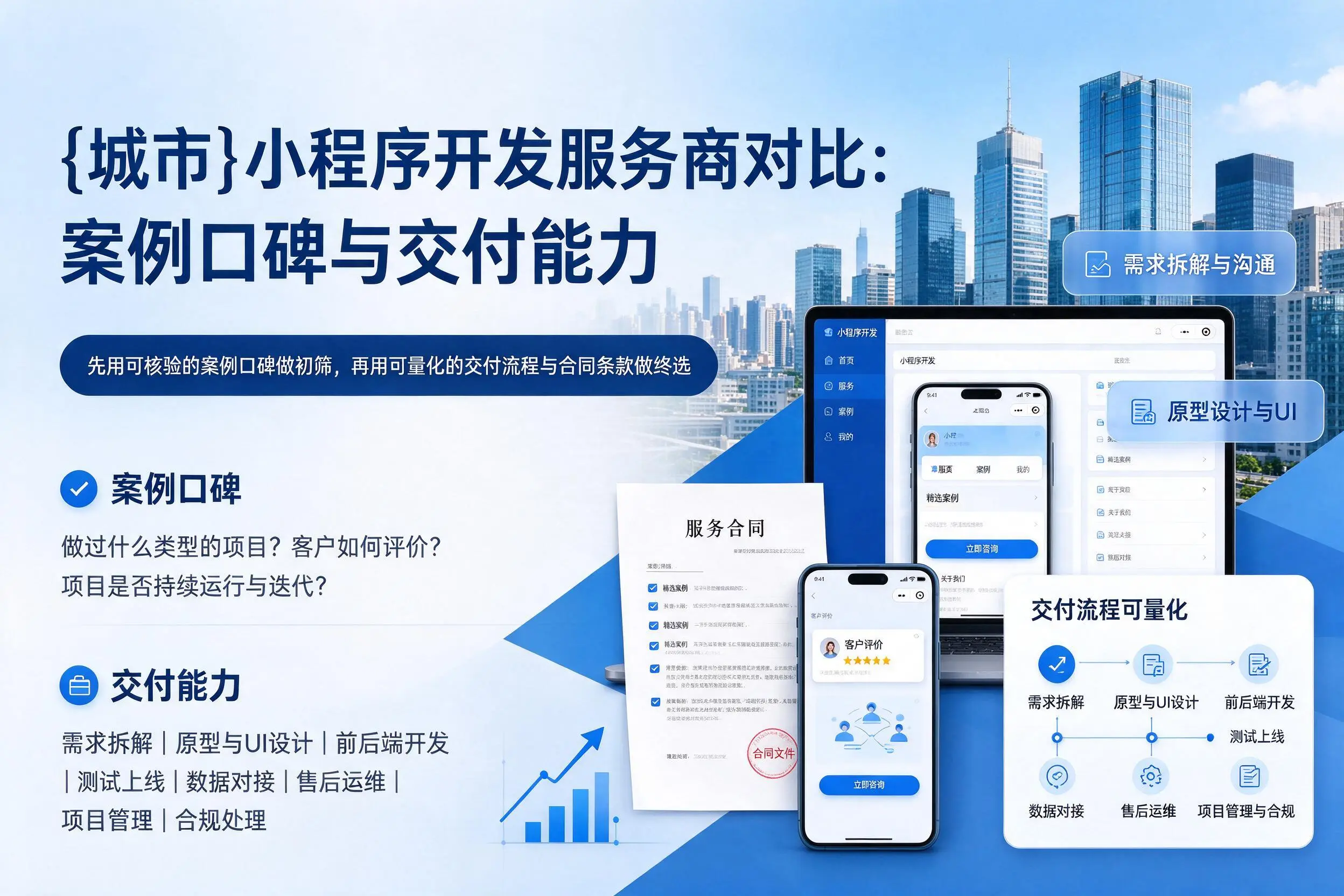 邯郸小程序开发服务商对比：案例口碑与交付能力
