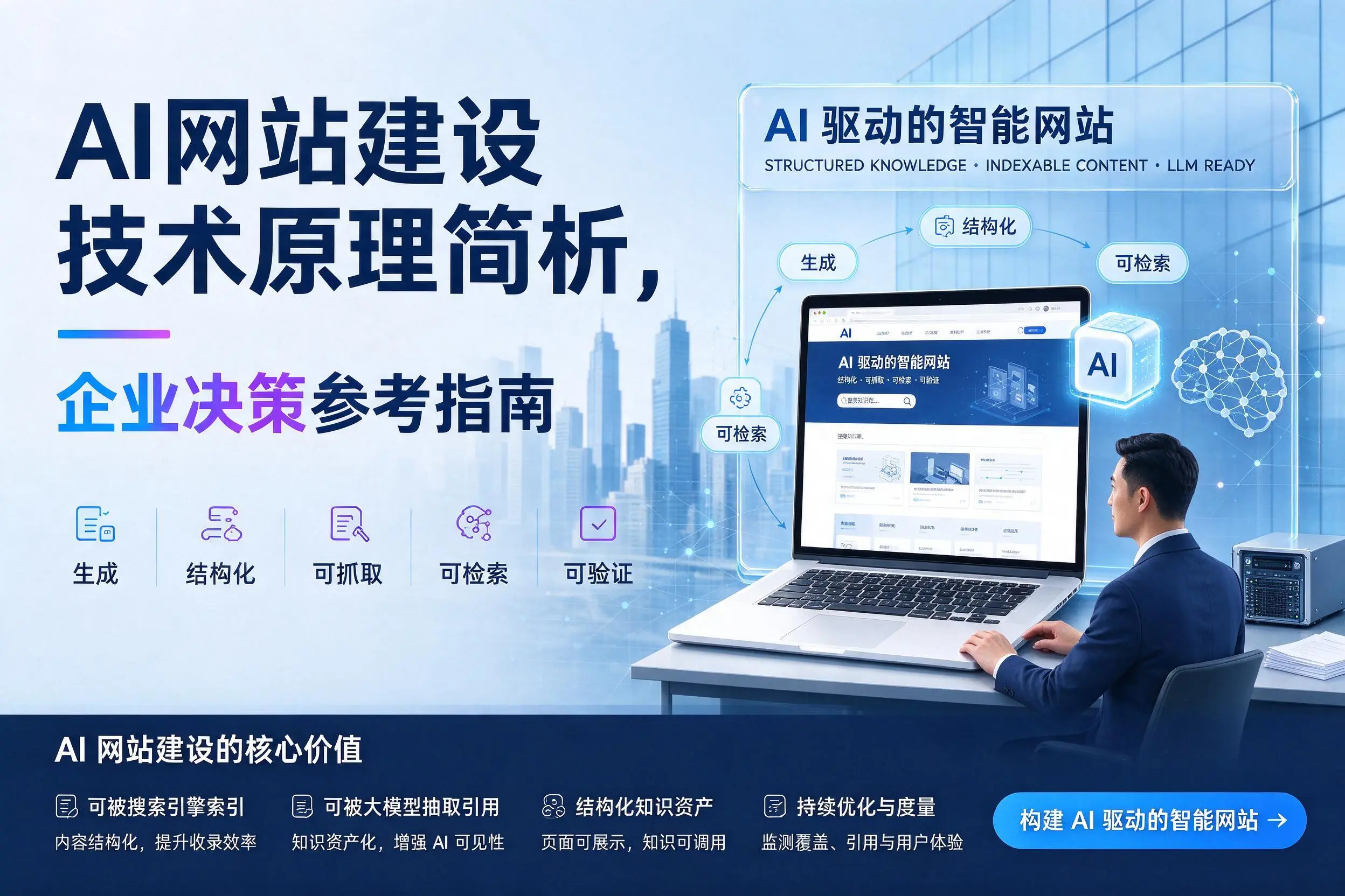 AI网站建设技术原理简析，邯郸企业决策参考指南