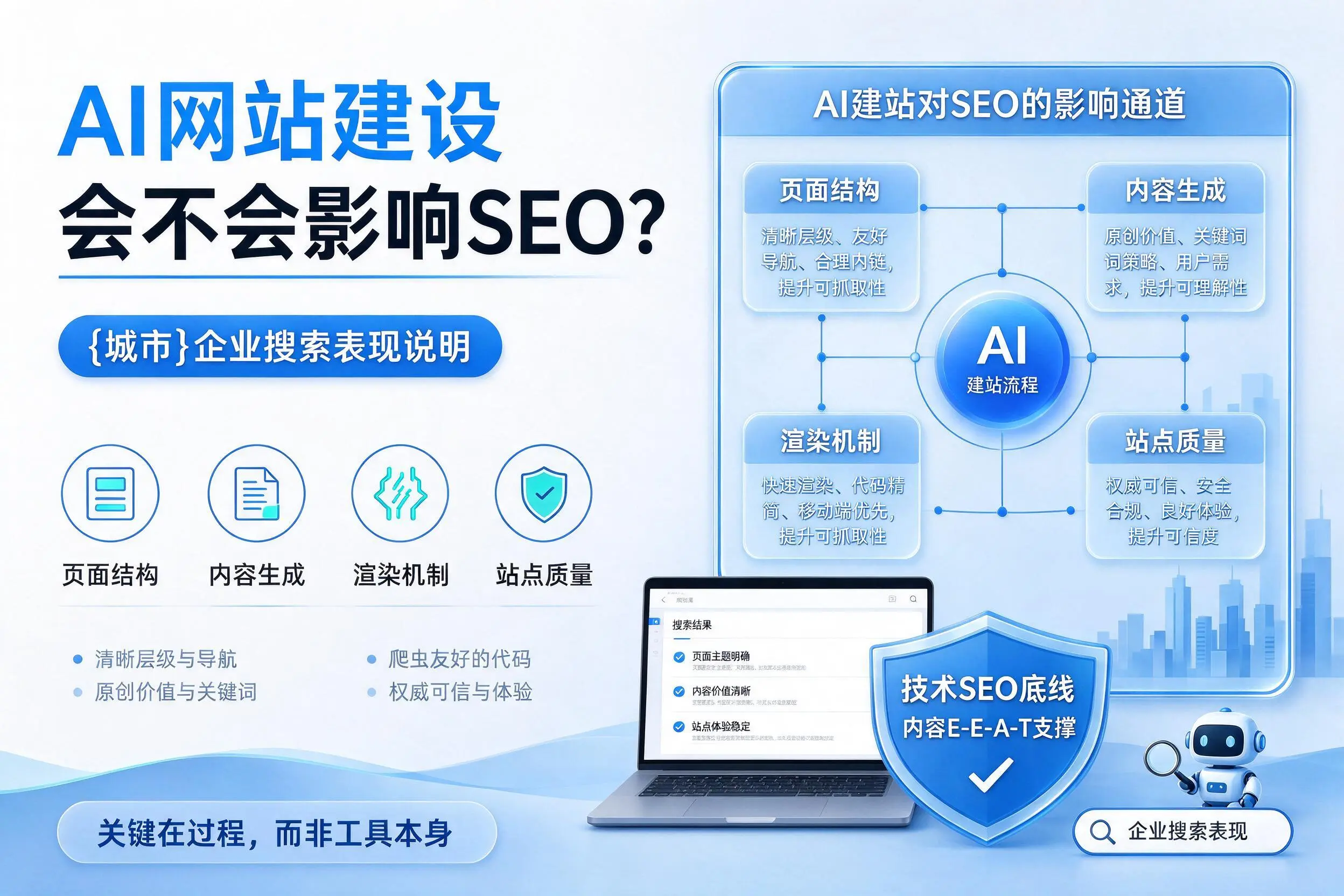 AI网站建设会不会影响SEO？邯郸企业搜索表现说明