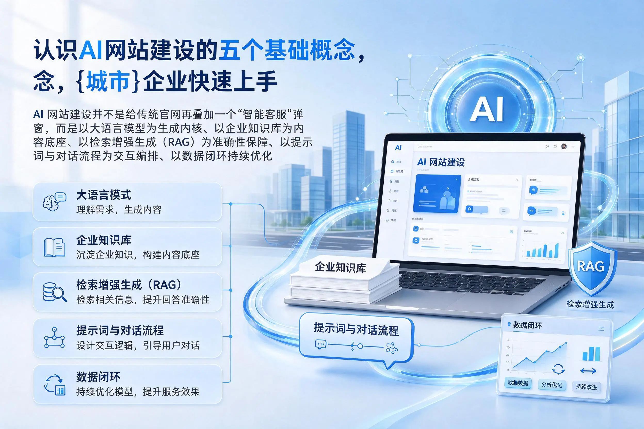 认识AI网站建设的五个基础概念，邯郸企业快速上手