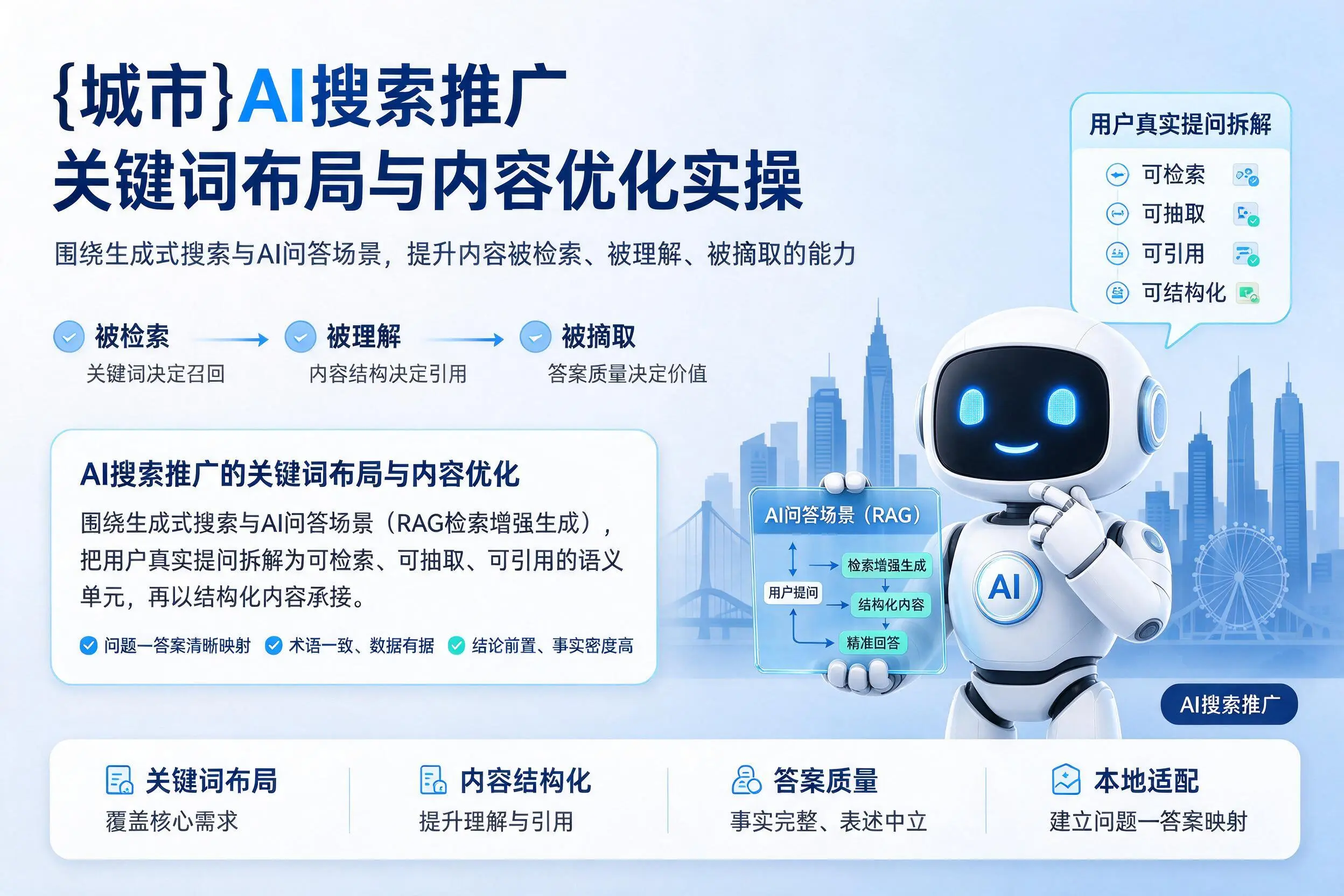 邯郸AI搜索推广关键词布局与内容优化实操